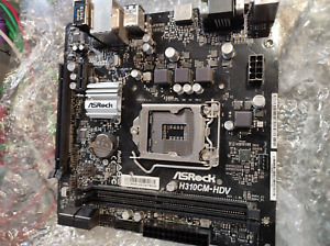 ASRock motherboard / placa base H310CM HDV LGA1151 mATX (sin placa trasera)