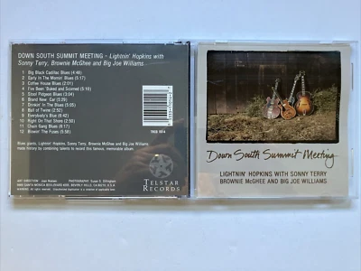 DOWN SOUTH SUMMIT MEETING - CD - Sonny & Brownie, Big Joe, Lightnin' Hopkins - Imagem 1 de 2