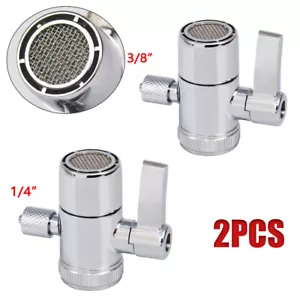 2 1/4“ 3/8” Adapter Diverter Valve For Kitchen Bathroom Sink Faucet Water Filter - Picture 1 of 9