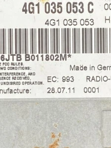 Audi Q7 4L 2013 CD / DVD Drive Sat Nav 4G1035053C - Picture 1 of 7