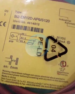 Sensor interruptor de proximidad 1 pieza para TURCK BI2-EM12D-AP6/S120 nuevo - Imagen 1 de 2