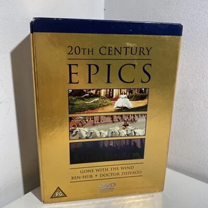 20th Century Epics: Ben Hur/ Gone With The Wind/ Doctor Zhivago [DVD] Region 2🦁 - Picture 1 of 8