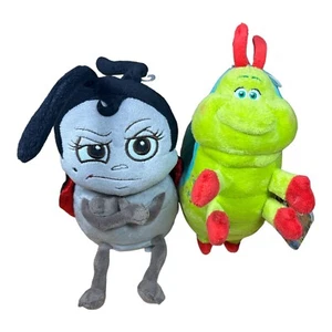Disney Store Pixar Bug’s Life Heimlich Plüsch Raupe und Francis Lady Bird - Bild 1 von 5
