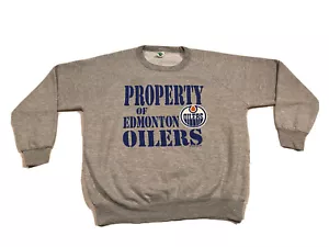 Vintage Edmonton Oilers crewneck sweatshirt sz XL - Picture 1 of 5