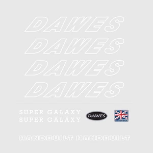 Calcomanías de bicicleta Dawes Super Galaxy - Transferencias - Pegatinas n.o 2 - Imagen 1 de 1