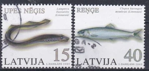 LATVIA 2005 FISH Used set of stamps - Picture 1 of 1