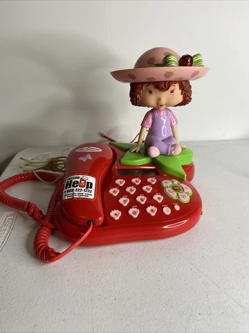 Strawberry Shortcake Telephone Phone Caller ID Digital 2005 Working Cover
