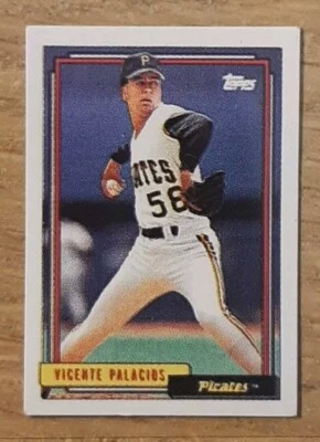 1992 TOPPS MICRO VICENTE PALACIOS #582 PITTSBURGH PIRATES - Image 1 of 2