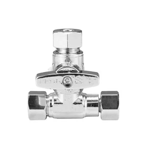 ADD-A-Tee Stop Valve1 PACK 3/8" OD x 3/8" Female COMP. x 3/8" OD Compression ... - Picture 1 of 5