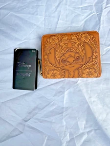Loungefly Disney Lilo & Stitch Tonal Stitch Carving Small Zip Wallet - BoxLunch - Picture 1 of 14