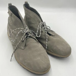 Columbia Men's Three Passes Desert Soft Leather Ankle Boot Shoes Gray Size 13 - Picture 1 of 11