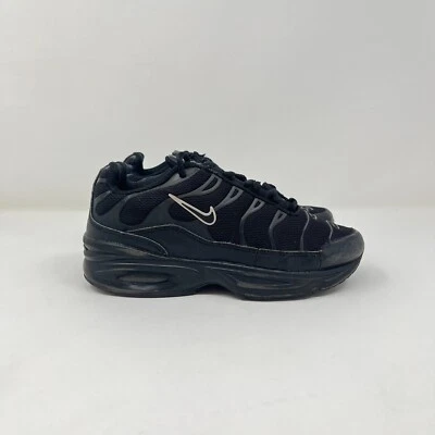 Tênis Nike Air Max Plus GS preto platina pura 306120-053 juvenil tamanho 2 - Imagem 1 de 4