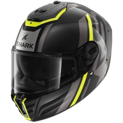Casco Integrale Shark Spartan Rs Carbon Shawn Giallo Antracite - Immagine 1 di 3