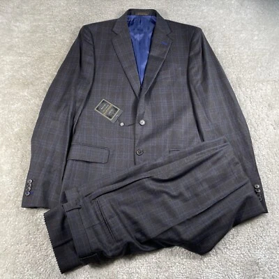 Jos A Bank Suit Mens 39L/33R Reserve Slim Fit Custom Lanificio Cerruti Wool USA - Image 1 of 4