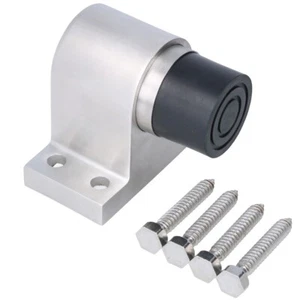 Bodentürstopper Edelstahl robust Türdämpfer Außenbereich Türpuffer Gummianschlag - Bild 1 von 4