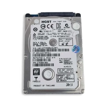 500GB SATA 2.5" 7mm 7200RPM HDD - Image 1 of 2