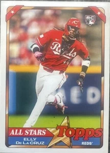 2024 ELLY DE LA CRUZ PHOTO VARIATION TBT Throwback Thursday 1990 Topps All-Stars - Bild 1 von 1