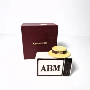 CAVERSWALL FINE BONE CHINA ALTE ART TV PORZELLAN FIGUR ABM WERBUNG - Bild 1 von 4