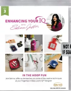 Enhancing Your IQ: In The Hoop Fun Volume 3 BABY LOCK designer techniques Jaffer - Picture 1 of 1