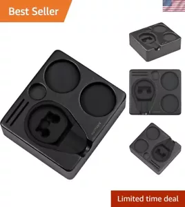 Compact Tamping Station, Espresso Black Tamper Station Base, Genuine American... - Picture 1 of 6