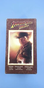INDIANA JONES 3 VHS Box Set Raiders of the Lost Ark Temple of Doom Last Crusade - Picture 1 of 7