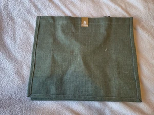 NEW - Emirates First Class Dark Grey Canvas Tote / Shopping Bag 16”x12.5”x6.5” - Picture 1 of 7