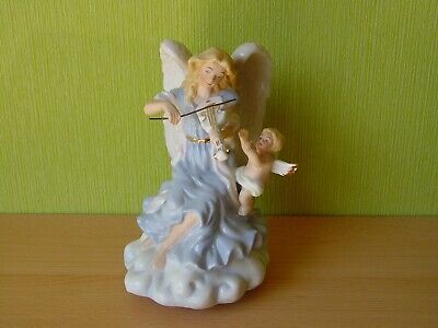 Spieluhr, Engel Mit Geige, Aus China, 20 Cm Hoch • 10€