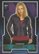 Topps Doctor Who 2015 - #42 Tardis Logo "Rose" Unnumbered Gold Parallel Card