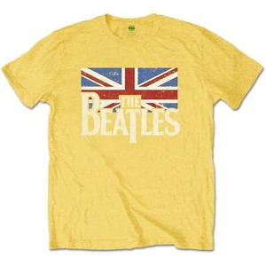The Beatles Kids T-Shirt: Logo & Vintage Flag - Picture 1 of 4