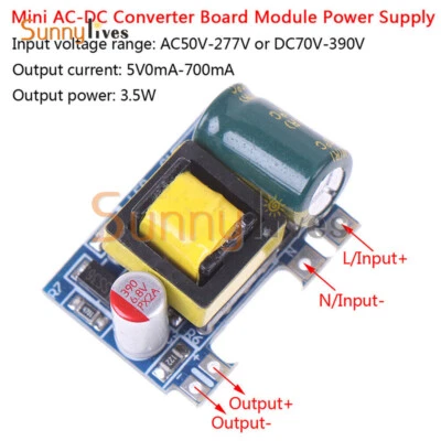 Mini AC-DC 110V 120V 220V 230V To 5V 12V Converter Board Module Power Supply - Image 1 of 4