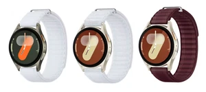 NOWY W PUDEŁKU! Samsung Galaxy Watch 7 40mm Bluetooth z paskiem z tkaniny *Krem *Zielony - Zdjęcie 1 z 6