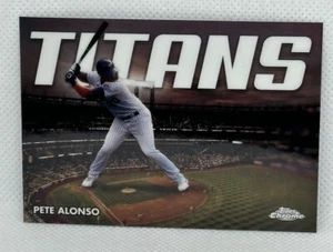 Pete Alonso 2023 Topps Chrome Update CT-13 Titans New York Mets - Imagen 1 de 2
