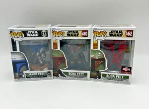 Lotto Funko Pop Star Wars Boba Fett #737 #480 #462 - Foto 1 di 5