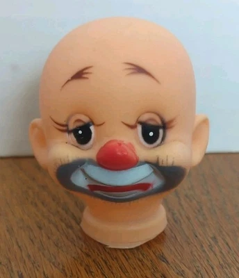 Vintage  Clown/Hobo Doll Head 3” Made In Korea  - Image 1 of 4