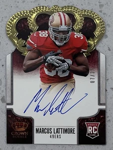2012 Crown Royals Marcus Lattimore Autograph Rookie Card 7/25 - Picture 1 of 1
