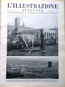 L'Illustrazione Italiana del 31 Ottobre 1937 Aprila Guidonia Gramatica Berlino - Picture 1 of 1