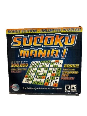 Soduku Mania! PC Game - Win 98/Me/2000/XP Bonus Edition Unlimited Puzzles - Image 1 of 4