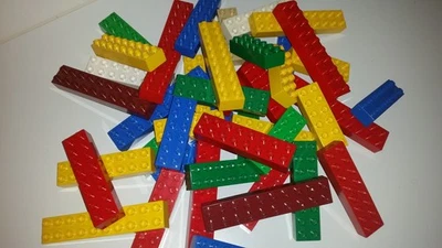 LEGO Duplo 10 XXL Bausteine Steine 12er Noppen 2x6er 16er Noppen 2x8er - Bild 1 von 3