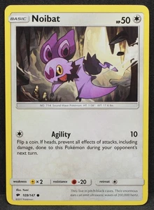 Noibat 109/147 SM - Burning Shadows Pokémon Normal Común - MP - Imagen 1 de 2