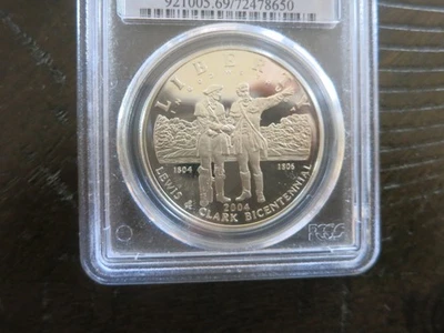 2004-P LEWIS & CLACK COMMEMORATIVE PROOF $1 PCGS DCAM 69 - Image 1 of 4