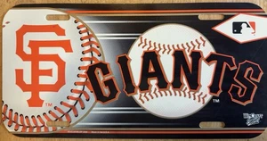 2006 Wincraft Sports MLB San Francisco Giants Plastic License Plate - Picture 1 of 2