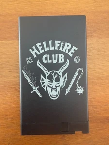Hellfire Club Pop Up Wallet Brown Leather Credit Card Holder and Cash Aluminum - Picture 1 of 14