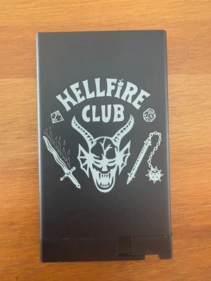 Hellfire Club Pop Up Wallet Brown Leather Credit Card Holder and Cash Aluminum - Image 1 of 4