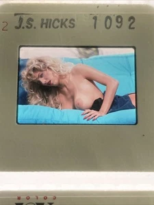 VINTAGE FEMALE SEXY RISQUÉ NUDE 1980S COLOR TRANSPARENCY SLIDE (J.S.HICKS) #1 - Picture 1 of 1