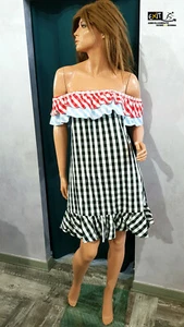 Denny Rose Popeline Kleid Vichy Art. 912DD10074 Sammlung 2019 60% Rabatt - Bild 1 von 6