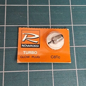 NOVA NOVAROSSI C8Tc Turbo Glow plug for 1/10 1/8 Nitro Engines REX TOP Genuine - Picture 1 of 6