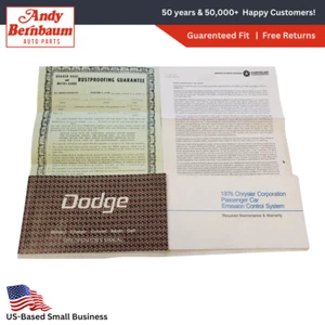 1976 Dodge Proprietari Istruzioni Manutenzione & Garanzia Manuale Pacchetto - Foto 1 di 7