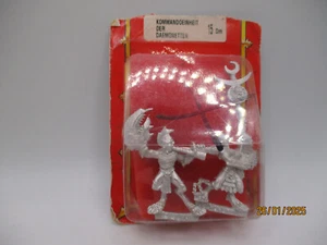WARHAMMER UNITÀ DI COMANDO DEI DEMONETTI COMANDO CONFEZIONE ORIGINALE - RARO - Foto 1 di 1