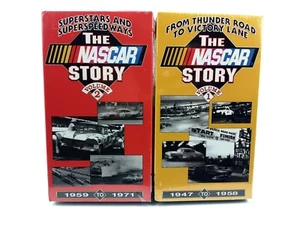 THE NASCAR STORY - VOL.1  & 2 (VHS 1993/1994) From Thunder Road To Victory Lane - Picture 1 of 8