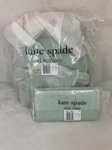 NEW UNOPENED kate spade NY Darcy Flap Backpack and Leila Large Coninenal WALLET - Picture 1 of 8